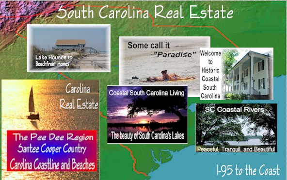 South Carolina Real Estate from I-95 to coast and beaches of SC